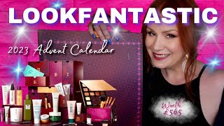 ✨BEST UNDER £100 CALENDAR✨ LOOKFANTASTIC 2023 BEAUTY ADVENT CALENDAR  WORTH £565 amp GET £10 OFF [upl. by Yalahs]