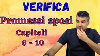 Verifica Promessi Sposi Capitolo 6 8 910 [upl. by Magdaia]