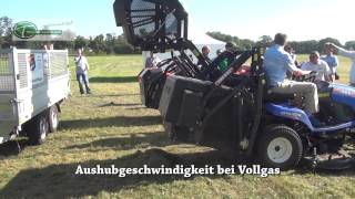 Diesel Rasentraktor mit Heckauswurf  John Deere X950R [upl. by Gherardi]