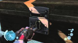 Assassins Creed 3  How To Pick Lock A Chest [upl. by Ynahirb488]