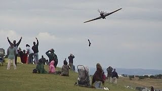 Awesome Hawker Hurricane Low Flypast quot Goosebumps quot [upl. by Sidnarb530]