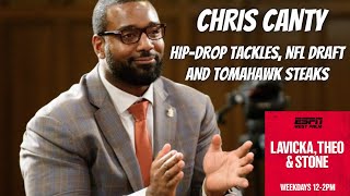 Hipdrop tackles NFL draft and steak talk with ESPNs Chris Canty [upl. by Rim]