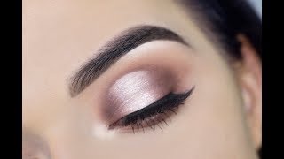 HOW TO Cut Crease Eyeshadow for Hooded Eyes  Jaclyn Hill Palette [upl. by Pelligrini]