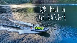 RIB Boat in Geiranger 🚤🚤🚤  Norway [upl. by Elvah]