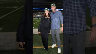 Alexandra Daddario at the Patriots vs Jets Game in New Jersey shorts [upl. by Gerita77]