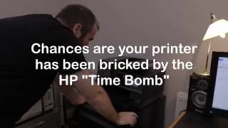 How to Fix a HP printer cartridge problem error older generation missing damaged cartridges timebomb [upl. by Aseeral975]