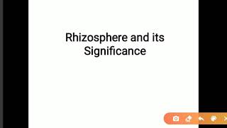 Rhizosphere and its significance Environment Microbiology [upl. by Hurley]