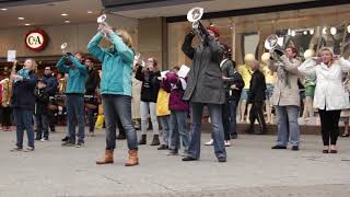 Flash Mob  Performing quotParty Rock Anthemquot in a plaza HD 🎵💃🏽 [upl. by Congdon]