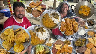 हमारे गांव में कैसे बनता है जितिया व्रत के लिए पकवान जितिया व्रत में हमने क्या क्या बनाया [upl. by Prud]