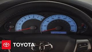 2007  2009 Camry HowTo Instrument Panel Lighting  Toyota [upl. by Latimer189]