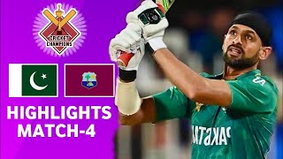 Pakistan Vs West Indies World Championship Of Legends Match 4 2024 Highlights PAK CHAM VS WI CHAM [upl. by Acnayb]