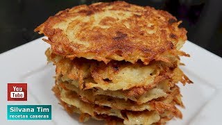 TORTITAS de Papa Crocantes 🥞 Receta fácil [upl. by Carlyn584]