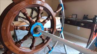 Finishing a Wheel with Sikkens Cetol Marine Natural Teak amp Gloss [upl. by Peers]