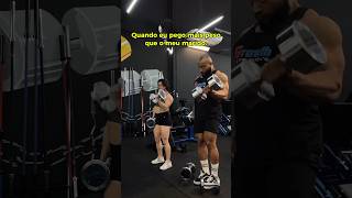 Os HOMENS não aceitam PERDER academia treino musculacao humor memes casal [upl. by Dream]