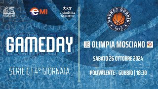 26102024  BASKET GUBBIO  OLIMPIA MOSCIANO [upl. by Asseniv192]