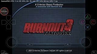 Burnout 3  Takedown Damon Ps2 Pro Android [upl. by Ehrsam]