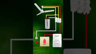 Ceiling Fan Connection  Ceiling Fan Regulator Connection  Ceiling Fan Wiring Diagram ceilingfan [upl. by Ainel]