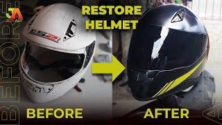 How to Repaint Old Helmet with Anzahl Paint [upl. by Eduardo]