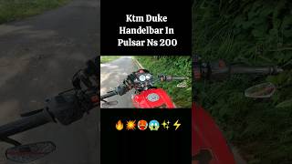 PULSAR NS 200 MODIFICATIONS💥 KTM Duke Handelbar Modified ns200 ktmduke ns200modified viral [upl. by Eyllib82]