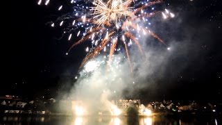 Feuerwerk Zell Mosel  Weinfest 2015 [upl. by Dobbins]