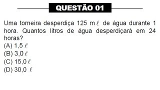 SPAECE 2018  TREINO  MULTIPLICAÇÃO LITROS E MILILITROS  QUESTÃO 1 [upl. by Anilesor]