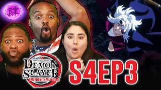 Demon Slayer Season 4 Episode 3 Reaction [upl. by Aikahs136]