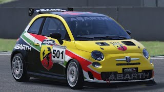 Abarth 500 Assetto Corse Mugello Circuit [upl. by Racklin880]