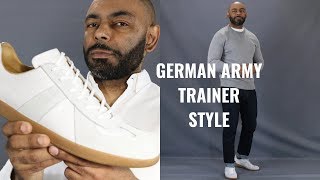 How To Wear German Army Trainers Featuring Beckett Simonon [upl. by Kieryt]