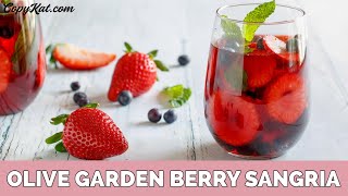 Olive Garden Berry Sangria  CopyKatcom [upl. by Tsuda]