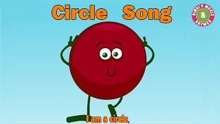 Circle Shape Song  Learn Shapes Colors Counting Sizes  BerryAppley  Kids Songs [upl. by Allisan]