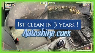 Filthy to fresh in 3 hours Cleaning a customers disgusting car on a budget [upl. by Earezed]