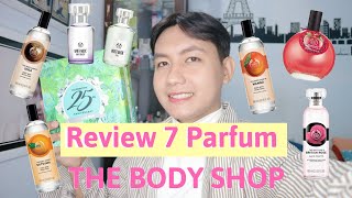 Review 7 Parfum The Body Shop  rizkykor lee VIDEO [upl. by Apur]