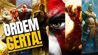 A ORDEM CORRETA PARA SE JOGAR GOD OF WAR [upl. by Havard257]