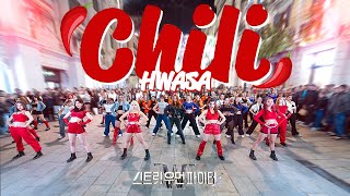 KPOP IN PUBLIC HWASA 화사  CHILI  Dance Cover by EST CREW from Barcelona [upl. by Lleroj]