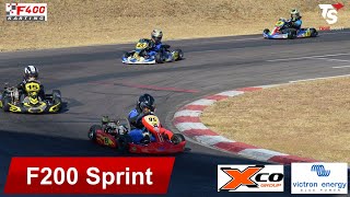 F200 Sprint at Zwartkops Kart Circuit [upl. by Noyek832]