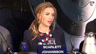 Scarlett Johansson Interview  Black Widow Weapons amp Wisecracks  Captain America The Winter Soldier [upl. by Ortensia]