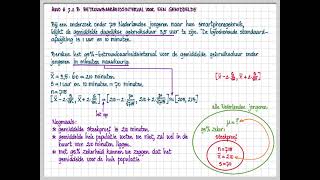 havo A 72 B Betrouwbaarheidsintervallen voor het steekproefgemiddelde 22 [upl. by Innoc675]