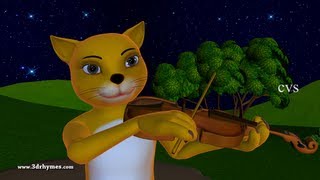 Hey Diddle Diddle  3D Animation English Nursery Rhymes for children with lyrics [upl. by Roxine76]