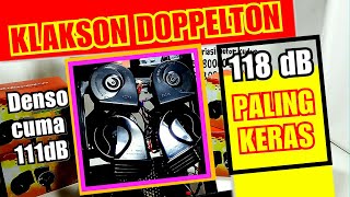 VIRAL  KLAKSON PALING KERAS 118dB KEONG AUTOVISION DOPPELTON DUAL SNAIL HORN DENSO ivm iner kudus [upl. by Anairda557]