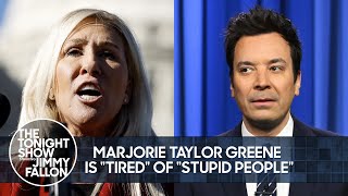 Marjorie Taylor Greene Is quotTiredquot of quotStupid Peoplequot Congress Is Most Unproductive in History [upl. by Etteraj]