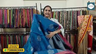 Linen sarees by Anitha Reddy  Trends block prints [upl. by Freytag]