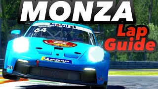 GUIDE  Porsche 911 GT3 CUP 992 LAP  Monza iRacing VR [upl. by Grory]