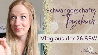 Vlog aus meiner 26 Schwangerschaftswoche🤰🏼 SchwangerschaftsTagebuch [upl. by Eveneg914]