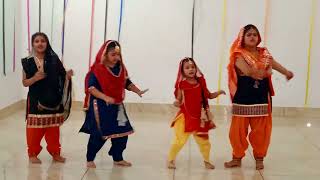 Jhanjar Dance Performance kidsRavneet Ft Sruishty Maan Punjabi song [upl. by Barnaba]