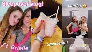 Sleepover vlog ft Brielle ⚡️🩷  Mia Elizabeth [upl. by Kone]