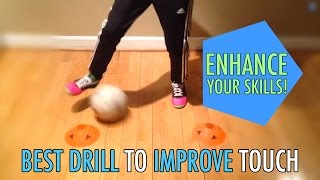 IMPROVE Ball Control  Touch Soccer Drill  DRIBBLE LIKE NEYMAR amp RONALDO [upl. by Schumer]