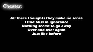 Linkin Park One Step Closer  Lyrics on screen  HD [upl. by Hcnarb]