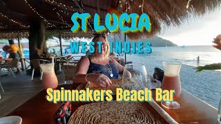 St Lucia vlog Spinnakers [upl. by Eirrod]