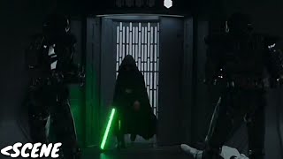 Luke Vs Dark Troopers Fight Scene  The Mandalorian Season 2 The Rescue  Disney [upl. by Aryas596]