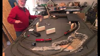 Timelapse BuildHO Train Layout 5x10Start to Finish [upl. by Htebazila]